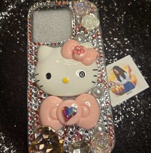 Decorative Pink and White Phone Case